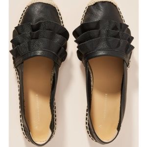 Anthropologie Alexandra Ruffled Espadrilles